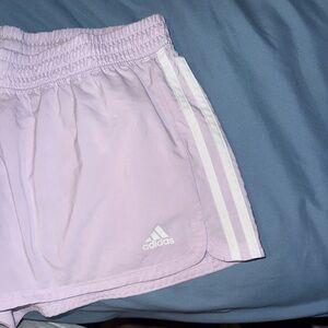 Adidas Women's Lilac Athletic Shorts